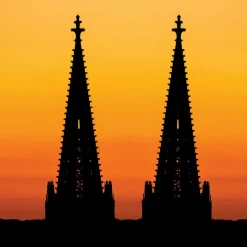 Wandbild 30 x 30 cm Cologne cathedral VI<EUROART New