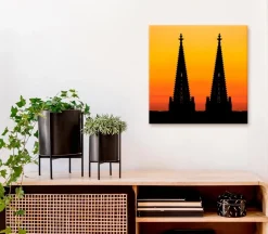Wandbild 30 x 30 cm Cologne cathedral VI<EUROART New