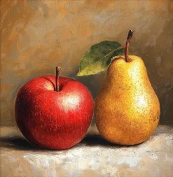 Wandbild 30 x 30 cm Colourful Fruits II<EUROART Online