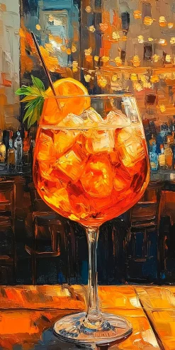 Wandbild 20 x 40 cm Colourful Cocktails IX<EUROART New