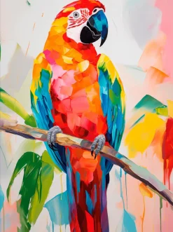 Wandbild 60 x 80 cm Colourful Par<EUROART Outlet