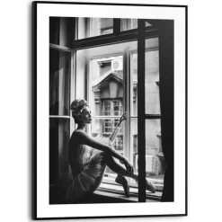 Reinders Bilder Mit Rahmen-Wandbild 30 x 40 cm Daydreamer Schwarz