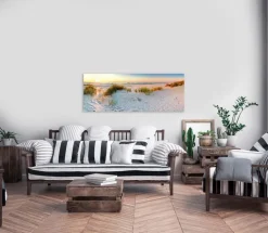 Bilder Nach Themen|EUROART Wandbild 80 x 30 cm Dunes Beige