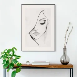 Reinders Bilder Mit Rahmen|Bilder Nach Themen-Wandbild 50 x 70 cm Female Weiß