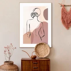 Wandbild 50 x 70 cm Frau<Reinders Online