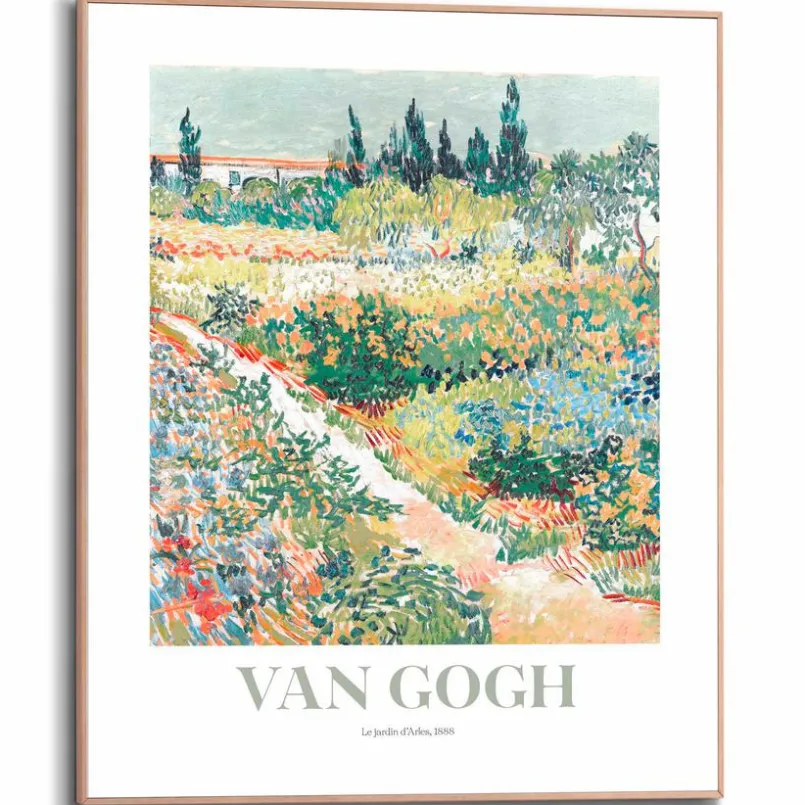 Bilder Mit Rahmen|Reinders Wandbild 40 x 50 cm Garden des Arles Bunt