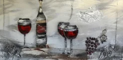 Bilder Ohne Rahmen-Wandbild 100 x 50 cm Gemütlichkeit I Weiß