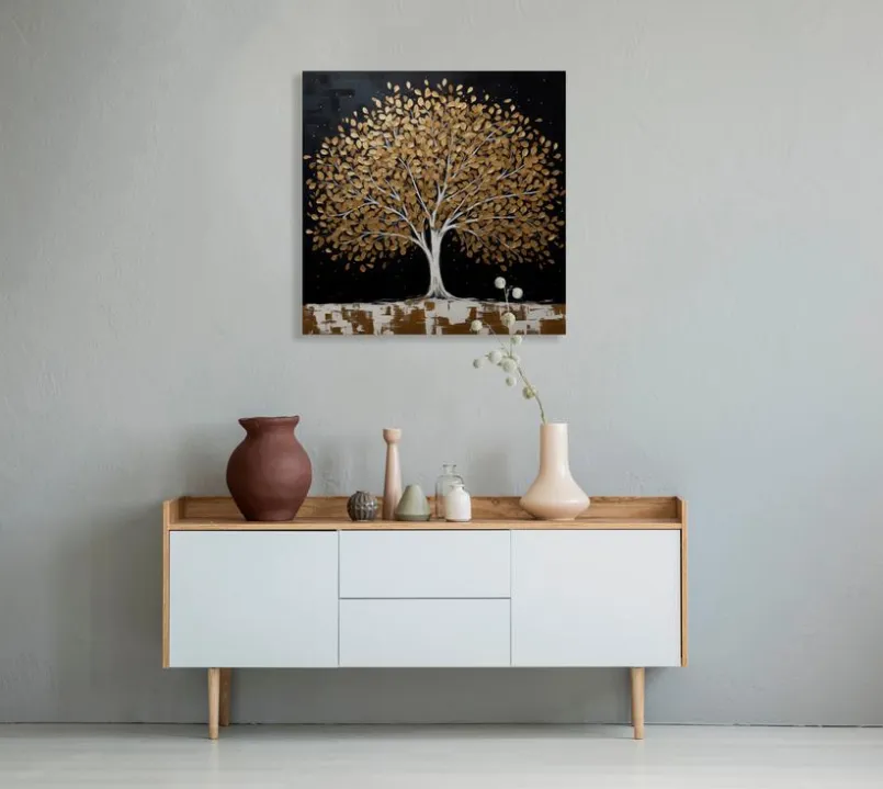 Wandbild 50 x 50 cm en Tree II<EUROART Discount