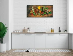 EUROART Bilder Nach Themen-Wandbild 55 x 115 cm Herbs and Spices XIII Bunt