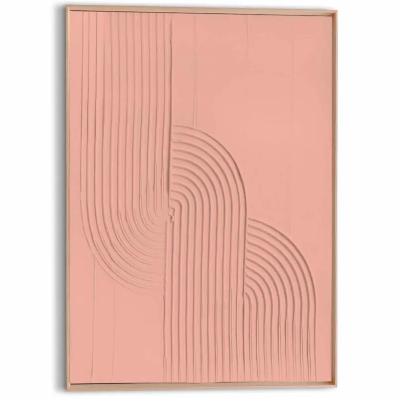 Bilder Mit Rahmen|Reinders Wandbild 50 x 70 cm Knot Rosa