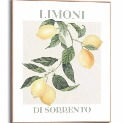 Reinders Bilder Mit Rahmen-Wandbild 40 x 50 cm Limoni Gelb