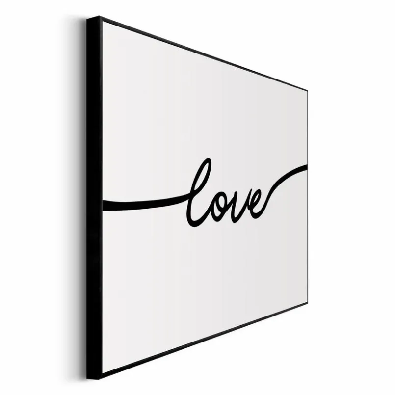 Bilder Mit Rahmen|Bilder Nach Themen|Reinders Wandbild 30 x 40 cm Love Weiß