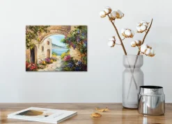 Wandbild 30 x 40 cm Mediterranean View II<EUROART Online