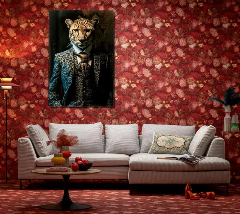 Wandbild 100 x 150 cm Mister Leo 56271<KARE DESIGN Online
