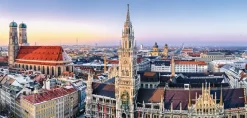 Wandbild 55 x 115 cm Munich panorama I<EUROART Discount