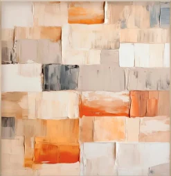 Bilder Mit Rahmen|EUROART Wandbild 30 x 30 cm Natural Harmony I Rot
