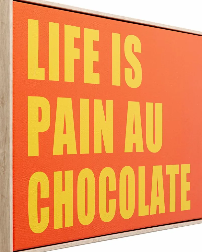 Bilder Mit Rahmen|Bilder Nach Themen|KARE DESIGN Wandbild 60 x 40 cm Pain Au Chocolate 56788 Orange