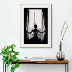 Reinders Bilder Mit Rahmen|Bilder Nach Themen-Wandbild 50 x 70 cm Paris Balcony Schwarz