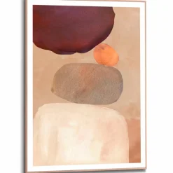 Bilder Mit Rahmen|Reinders Wandbild 50 x 70 cm Pebble Play Beige