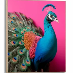 Reinders Bilder Mit Rahmen-Wandbild 50 x 40 cm Peacock Pink