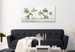 Bilder Ohne Rahmen|EUROART Wandbild 55 x 115 cm Plant Life I Grün