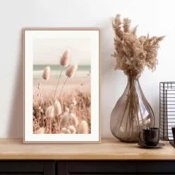Bilder Mit Rahmen|Reinders Wandbild 20 x 30 cm Romantic Grasses Beige