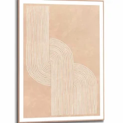 Bilder Mit Rahmen|Reinders Wandbild 50 x 70 cm Sandy Knot Beige