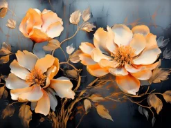 Wandbild 60 x 80 cm Shimmering Flowers II<EUROART Best