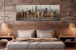 Wandbild 50 x 140 cm Skyline III<EUROART
