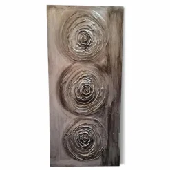 Bilder Ohne Rahmen-Wandbild 100 x 50 cm Spirale Schwarz