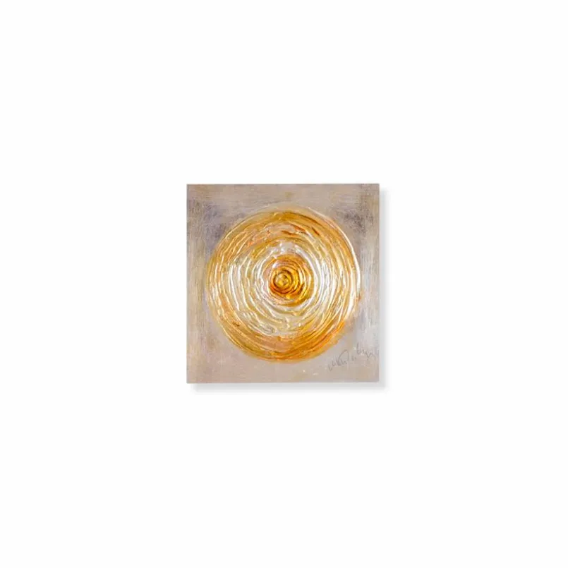 Bilder Ohne Rahmen-Wandbild 50 x 50 cm Spirale Gold