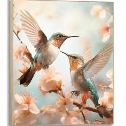 Bilder Mit Rahmen|Reinders Wandbild 50 x 40 cm Spring Birds Beige