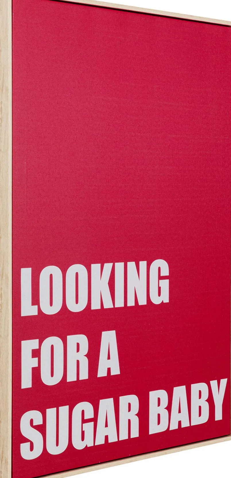 KARE DESIGN Bilder Mit Rahmen|Bilder Nach Themen-Wandbild 50 x 70 cm Sugar Baby 56787 Rot