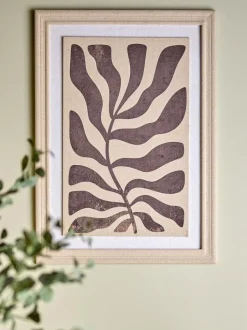 DAHEIM Bilder Mit Rahmen-Wandbild 50 x 70 cm Tiller Braun