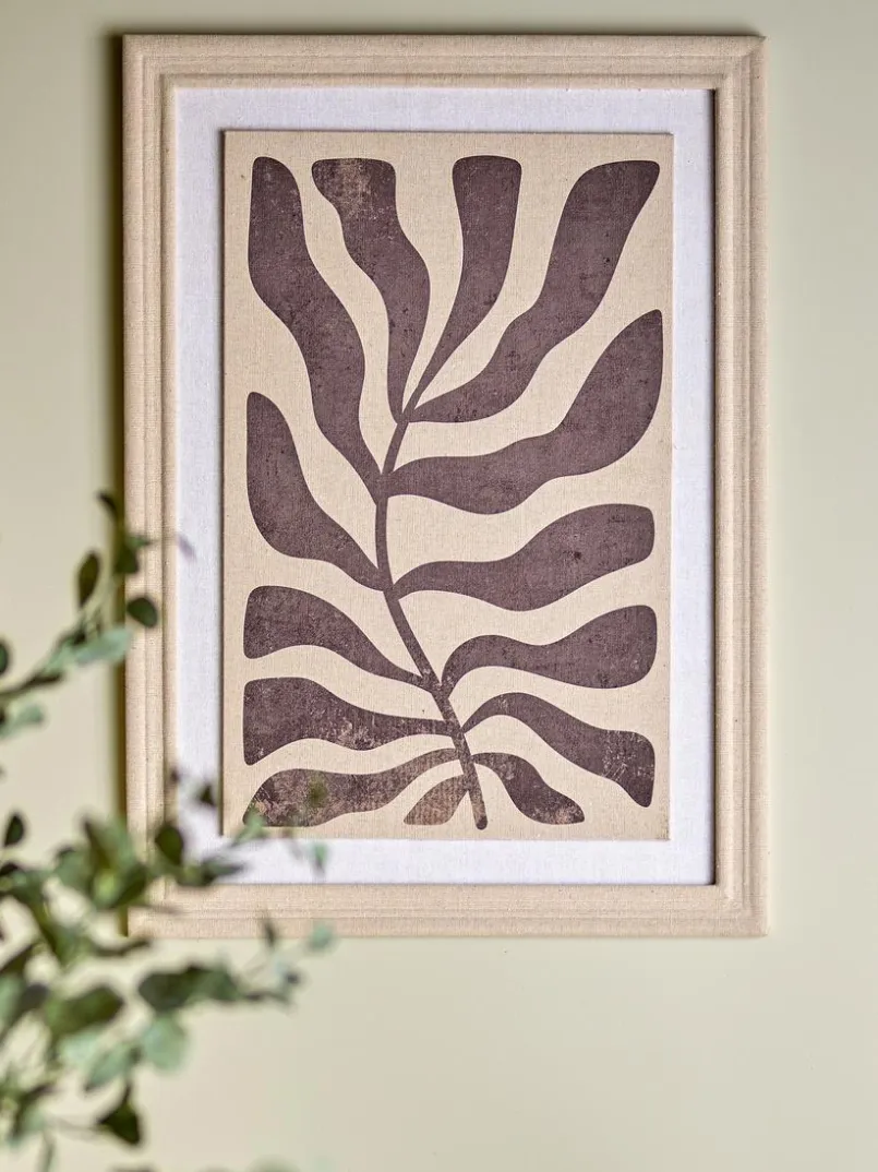DAHEIM Bilder Mit Rahmen-Wandbild 50 x 70 cm Tiller Braun