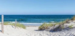 EUROART Bilder Nach Themen-Wandbild 55 x 115 cm Timeout at the beach Blau
