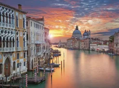 Bilder Nach Themen|EUROART Wandbild 100 x 135 cm Venice feelings Orange
