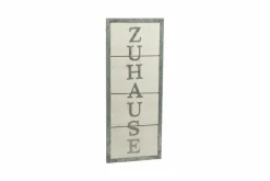 Bilder Mit Rahmen-Wandbild 20 x 50 cm Zuhause Silber
