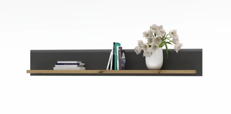 Wohnconcept Wohnwände & Tv-Lowboards-Wandboard Paola Graphit