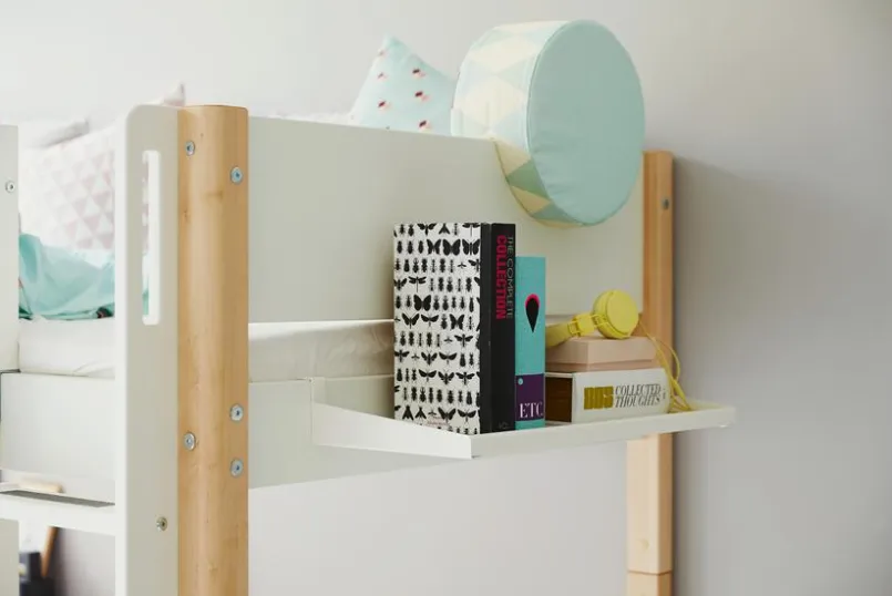 Flexa Jugendbetten|Jugendbetten-Wandboard White Weiß