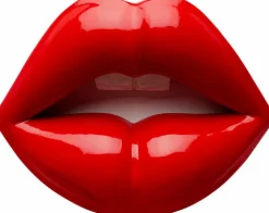 KARE DESIGN Wandobjekte-Wanddeko Lips 56647 Rot