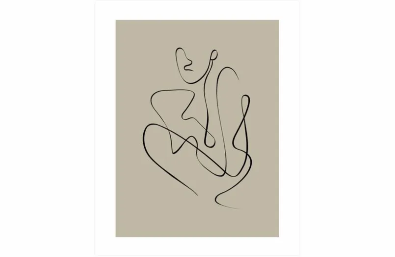 Bilder Ohne Rahmen|DAHEIM Wanddeko Whatever Beige