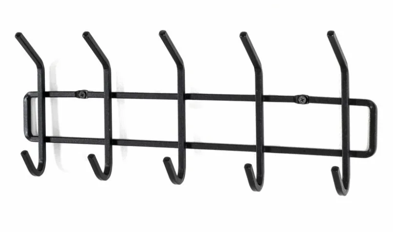 Haku Garderobenständer & -Haken-Wandgarderobe Asti Schwarz