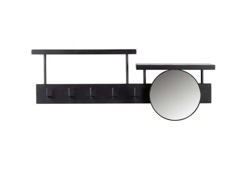 Zuiver Garderobenständer & -Haken-Wandgarderobe Joben Schwarz