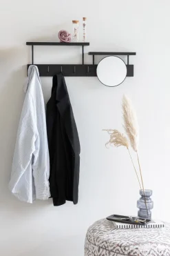 Zuiver Garderobenständer & -Haken-Wandgarderobe Joben Schwarz