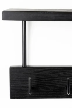 Zuiver Garderobenständer & -Haken-Wandgarderobe Joben Schwarz