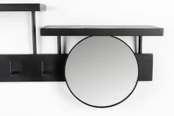 Zuiver Garderobenständer & -Haken-Wandgarderobe Joben Schwarz