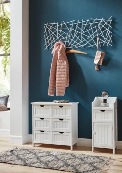 Haku Garderobenständer & -Haken-Wandgarderobe Melilla Weiß