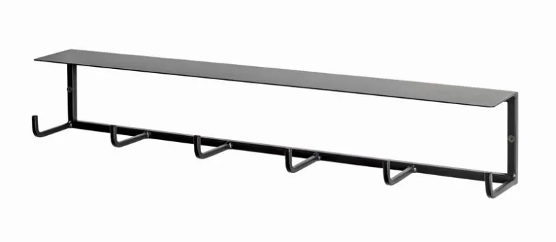 Garderobenständer & -Haken|Haku Wandgarderobe Sidney Schwarz