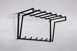 Garderobenständer & -Haken-Wandgarderobe Vigo Schwarz